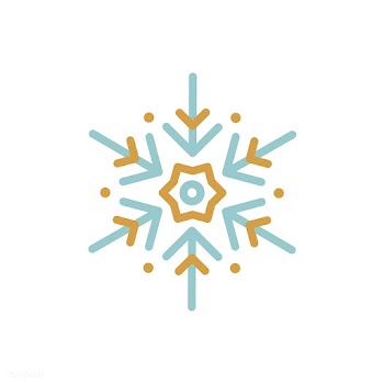 Single snowflake Christmas design vector | Free stock vector - 493956