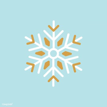 Single snowflake Christmas design vector | Free stock vector - 493959