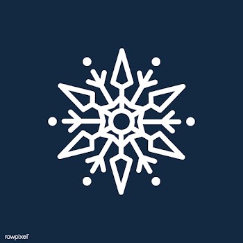 Single snowflake Christmas design vector | Free stock vector - 493967