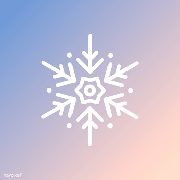 Single snowflake Christmas design vector | Free stock vector - 493968