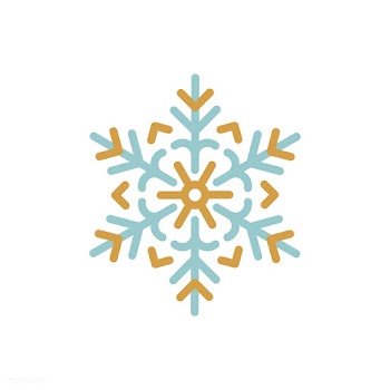 Single snowflake Christmas design vector | Free stock vector - 493980