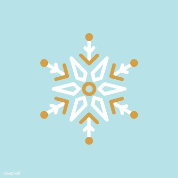 Single snowflake Christmas design vector | Free stock vector - 493982