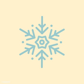 Single snowflake Christmas design vector | Free stock vector - 493989