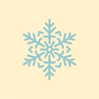 Single snowflake Christmas design vector | Free stock vector - 494007