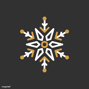Single snowflake Christmas design vector | Free stock vector - 494009