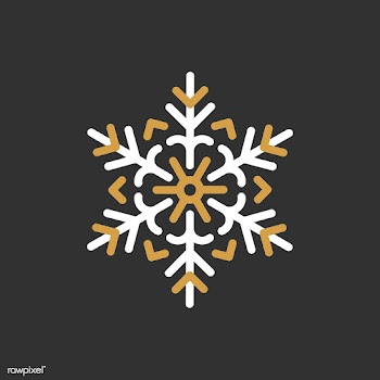 Single snowflake Christmas design vector | Free stock vector - 494029