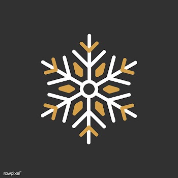 Single snowflake Christmas design vector | Free stock vector - 494062