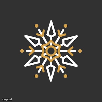 Single snowflake shape | Free stock vector - 494038