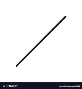 single straight diagonal line icon