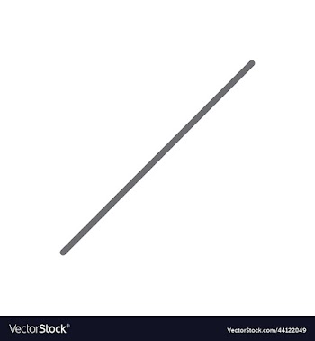 single straight diagonal line icon