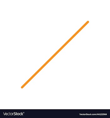 single straight diagonal line icon