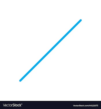 single straight diagonal line icon
