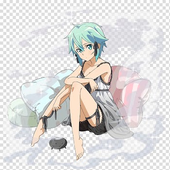 Sinon Anime Leafa Asuna Kirito, Anime transparent background PNG clipart