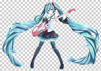 Sinon Microphone Hatsune Miku Guitar Anime PNG, Clipart, Anime ...