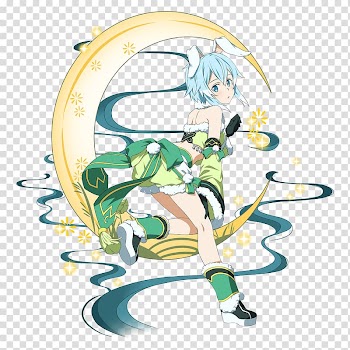 Sinon Sword Art Online Anime Manga Character, Anime transparent background PNG clipart