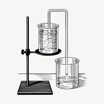 Siphon clipart, vintage science experiment | Free Vector - rawpixel
