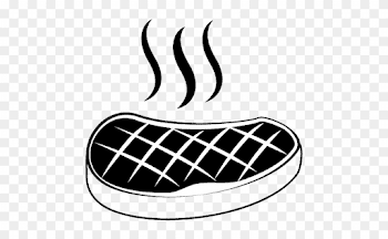 Sirloin Steak - Steak Clipart Black And White - Free Transparent ...