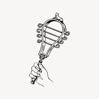 Sistrum drawing, vintage music illustration | Free Vector Illustration - rawpixel
