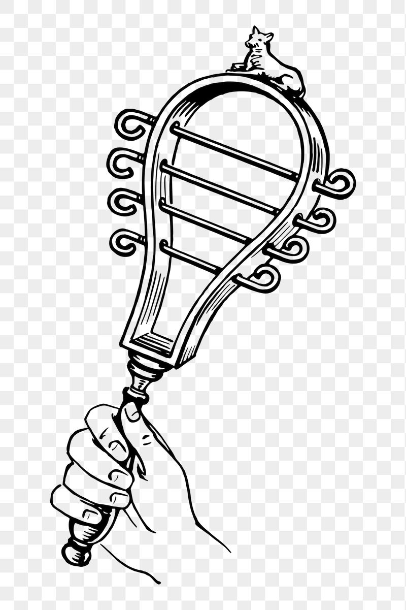 Sistrum png sticker, vintage music | Free PNG - rawpixel