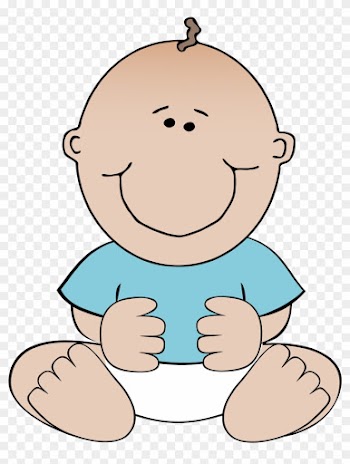 Sitting Baby Clipart - Baby Boy Clip Art