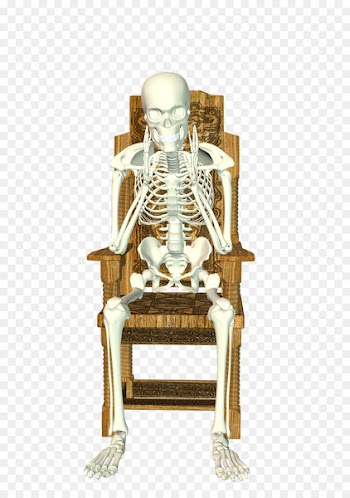 Sitting Bone Human skeleton Download Chair - The ultimate thinking 