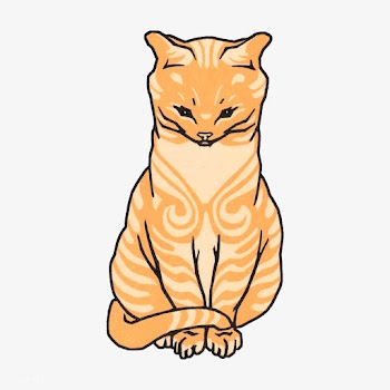 Sitting cat (1916) by Julie de Graag (1877-19.. | Free stock vector - 466781