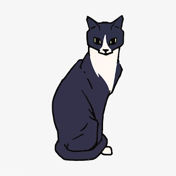 Sitting cat (1916) by Julie de Graag (1877-19.. | Free stock vector - 466913