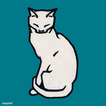 Sitting cat (1916) by Julie de Graag (1877-19.. | Free stock vector - 466930
