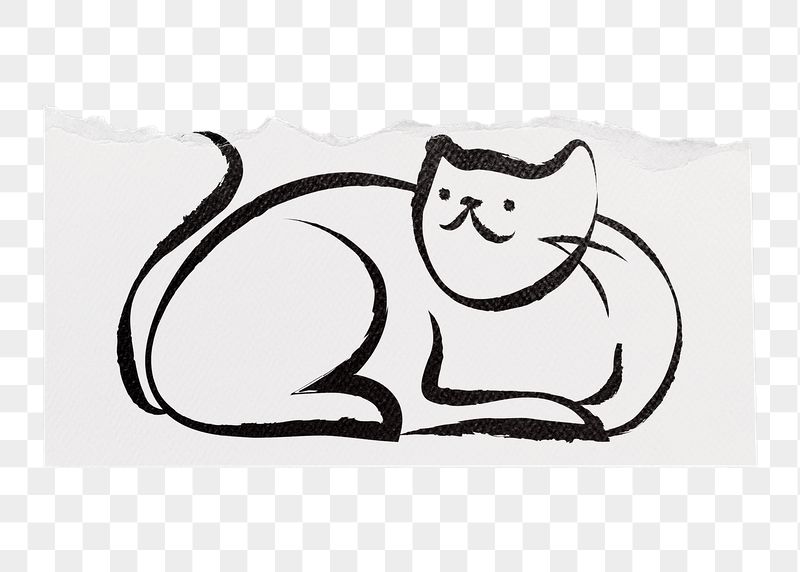 Sitting cat png sticker, cute | Free PNG - rawpixel