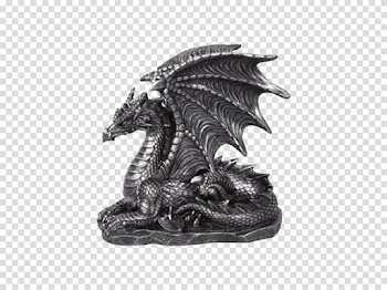 Sitting Dragon PNG Image Transparent Background