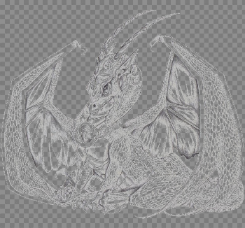Sitting Dragon Transparent Image