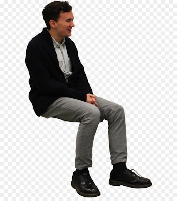 Sitting Icon - Sitting man PNG 