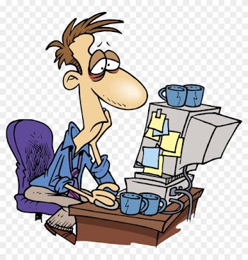 Sitting Less/moving More May Help Https - Tired From Work Clipart