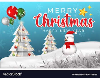 siver christmas background design with iceman