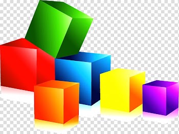 Six assorted-color cub illustration, Geometry Abstraction Graphic design, Colorful cube transparent background PNG clipart