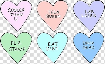 Six illustration of hearts transparent background PNG clipart