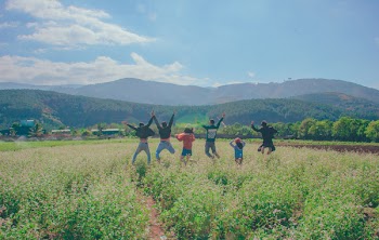 Six Person Jump Shot Photo