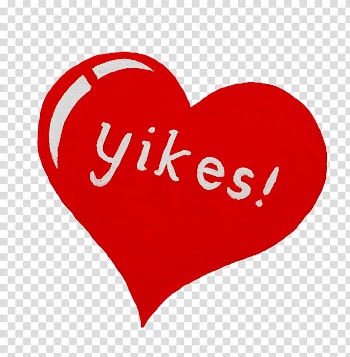 Six  red s, heart yikes transparent background PNG clipart