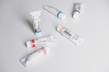 Six Soft-tubes on White Panel