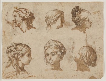 Six studies of female heads | Free Photo - rawpixel