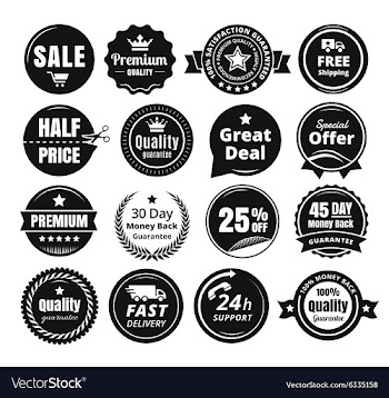 Sixteen Scalable Vintage Badges vector image