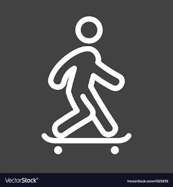 Skate Boarding vector image