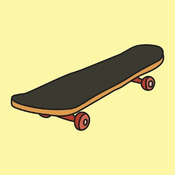 Skateboard clipart, sport equipment cute | Free Vector Illustration - rawpixel
