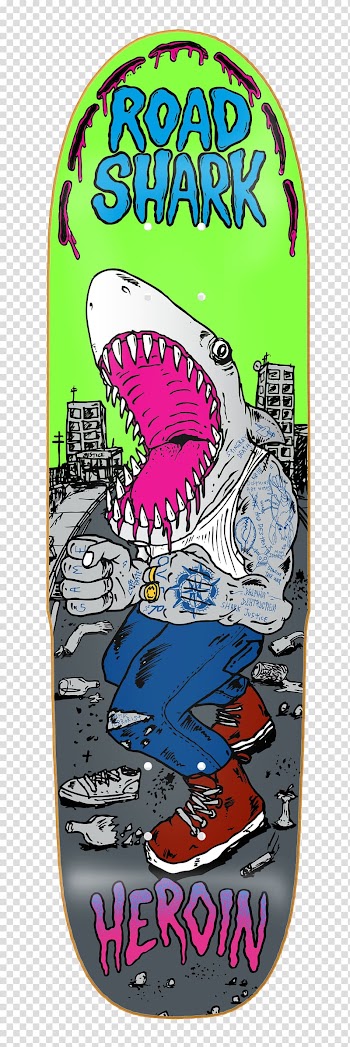 Skateboarding Heroin Shark State of Palestine, skateboard transparent background PNG clipart