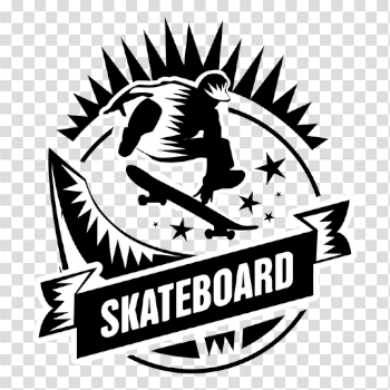 Skateboarding sport label - Transparent PNG & SVG vector