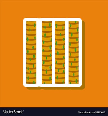 Skeletal striated muscle paper sticker on stylish vector image