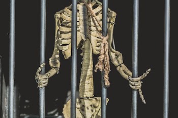 Skeleton Decoration In Jail