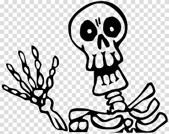 Skeleton Drawing Halloween , Skeleton transparent background PNG clipart