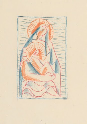 Sketch for madonna and child | Free Photo - rawpixel