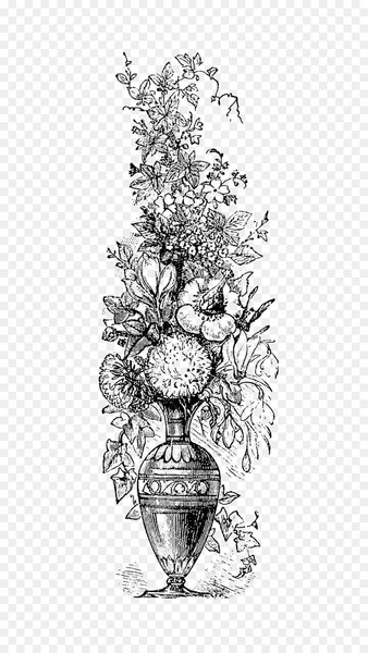 Sketch Illustration Digital stamp Visual arts Design - decoupage vase arrangements 
